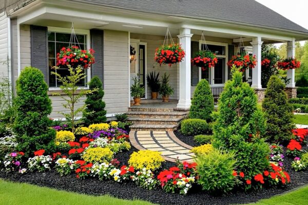Yard Flower Bed Designs ,